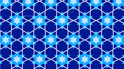 Blue Star Pattern