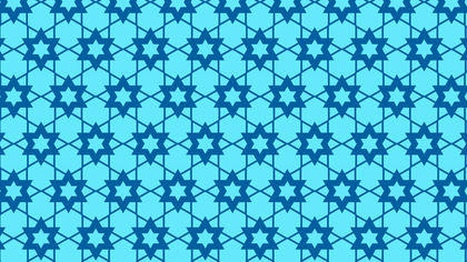 Blue Star Background Pattern Vector