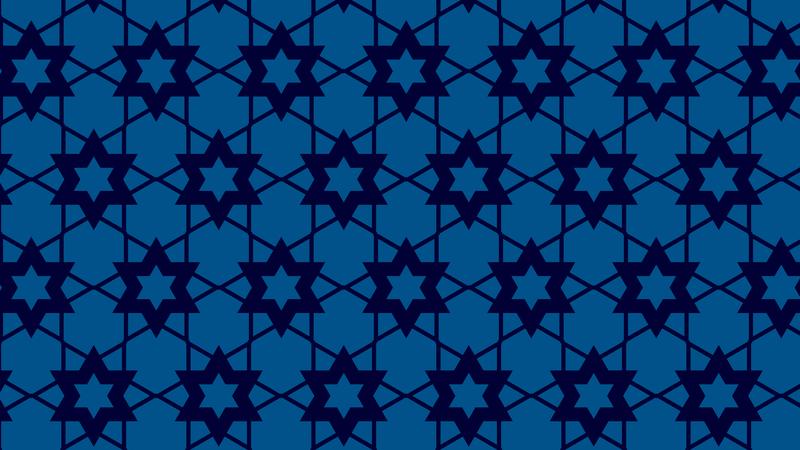 Navy Blue Stars Pattern Design