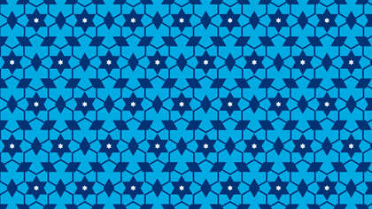 Blue Star Pattern Background