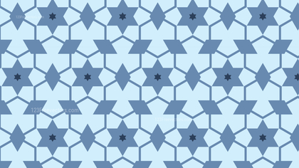 Light Blue Star Pattern Graphic