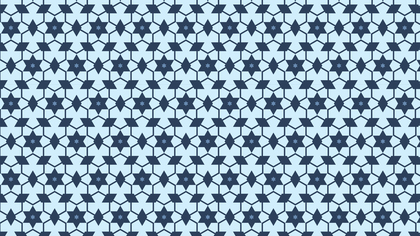 Blue Star Background Pattern Design
