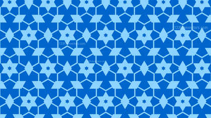 Blue Stars Background Pattern Vector