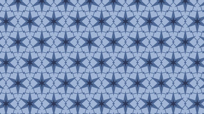 Blue Star Background Pattern