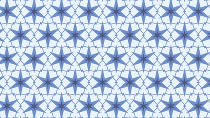 Light Blue Seamless Stars Background Pattern