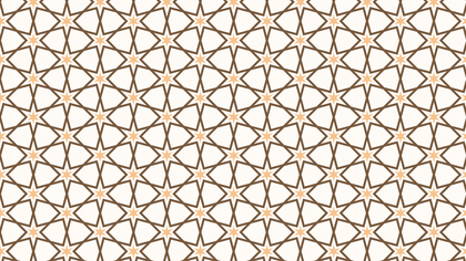Light Brown Stars Background Pattern Vector Graphic