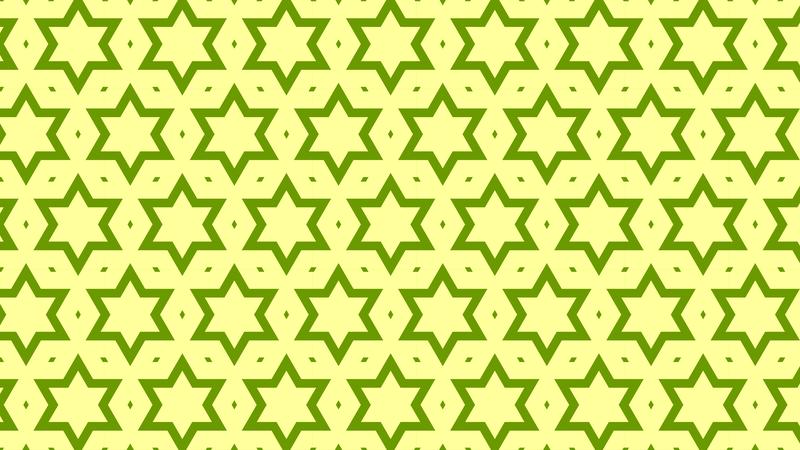 Green Seamless Stars Background Pattern