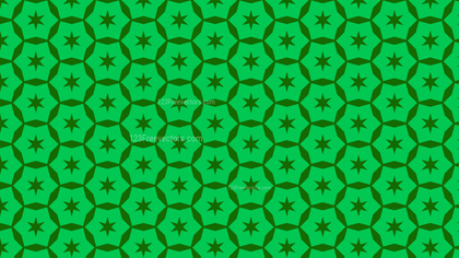 Green Seamless Stars Background Pattern Vector Image
