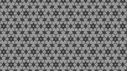 Dark Grey Star Background Pattern