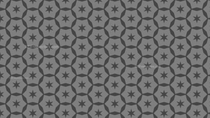 Dark Grey Star Background Pattern
