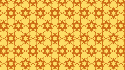 Amber Color Star Pattern Background Image