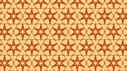 Orange Star Background Pattern Design