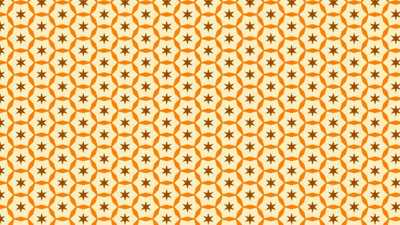 Light Orange Stars Pattern