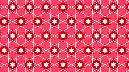 Pink Star Pattern Illustrator