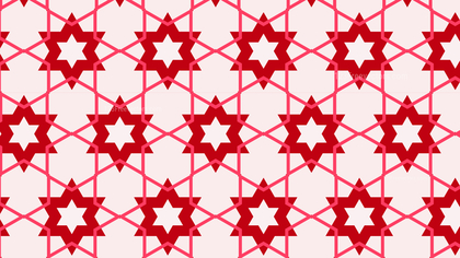 Pink Star Background Pattern Vector