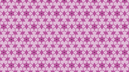 Pink Stars Pattern Illustrator
