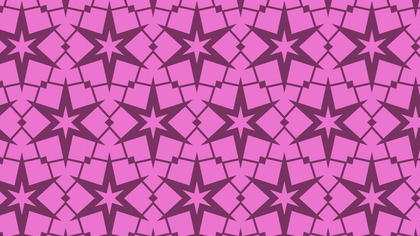 Rose Pink Seamless Star Background Pattern