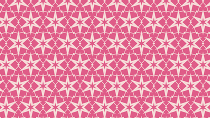 Pink Stars Background Pattern