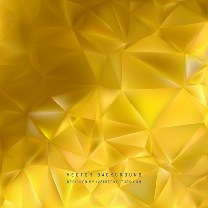 Yellow Polygon Background Template