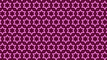 Pink Seamless Stars Background Pattern