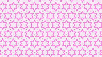 Rose Pink Star Pattern Design