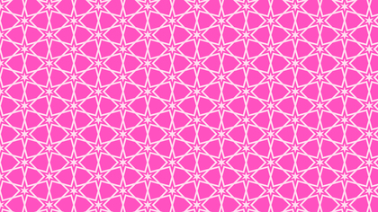 Rose Pink Seamless Star Pattern Background