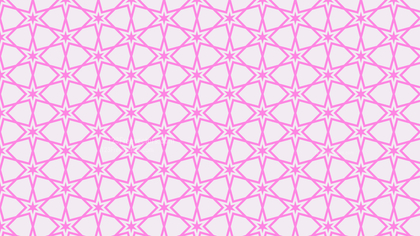 Rose Pink Seamless Stars Background Pattern