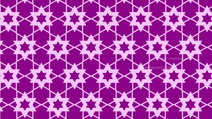Purple Seamless Stars Pattern Background