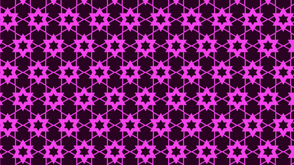 Purple Star Pattern Vector Graphic