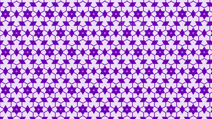 Purple Seamless Stars Pattern Background Vector Graphic