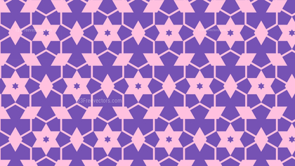Purple Stars Pattern