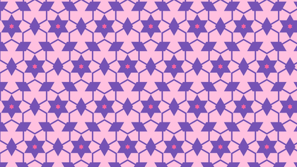 Purple Stars Pattern Background