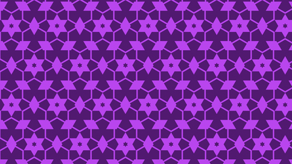 Purple Seamless Star Pattern Background Design