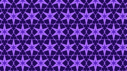 Indigo Seamless Stars Pattern Vector Illustration