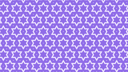Violet Seamless Stars Pattern Vector Image