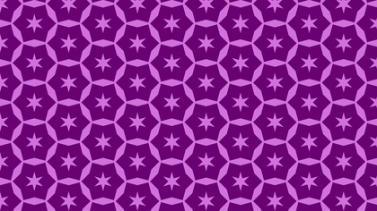 Purple Seamless Star Background Pattern