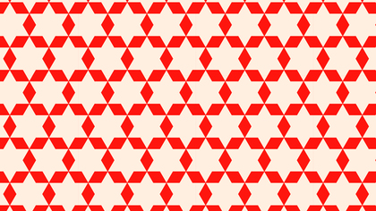 Red Seamless Star Background Pattern
