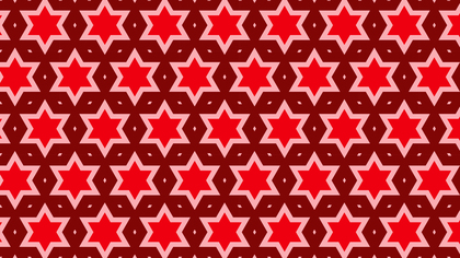 Red Seamless Star Pattern Image
