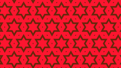Red Stars Background Pattern Vector