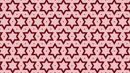 Red Seamless Stars Pattern Background Graphic