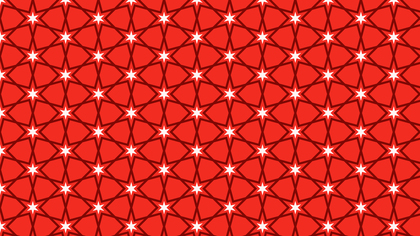 Red Star Pattern Vector Graphic