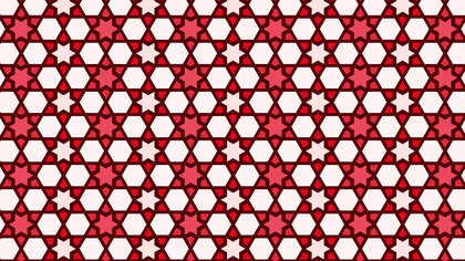 Red Stars Background Pattern Illustrator