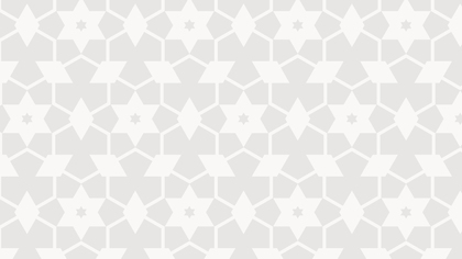 White Seamless Star Pattern Background Graphic