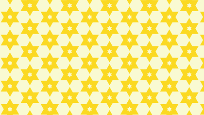 Light Yellow Seamless Stars Pattern Background Vector