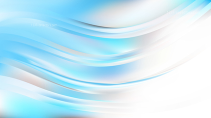 Blue and White Wave Background