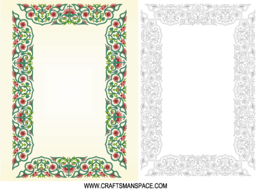 Chinese Border Ornament Frame Free Vector