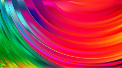 Colorful Abstract Wavy Background Vector Illustration