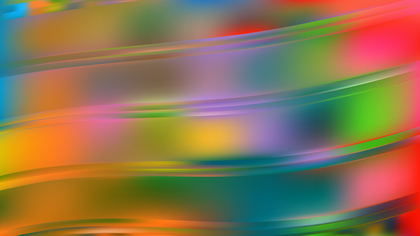 Colorful Curve Background Vector Illustration