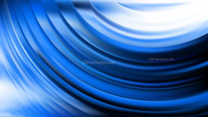 Dark Blue Abstract Wave Background