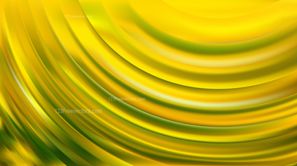 Abstract Green and Yellow Wave Background Design
